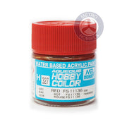 Mr Hobby (Gunze) H327 Aqueous Gloss Red FS11136 Acrylic Paint 10ml