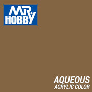 Mr Hobby (Gunze) H007 Aqueous Gloss Brown Acrylic Paint 10ml