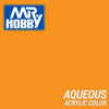 Mr Hobby (Gunze) H024 Aqueous Gloss Orange Yellow Acrylic Paint 10ml