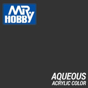 Mr Hobby (Gunze) H077 Aqueous Flat Tyre Black Acrylic Paint 10ml