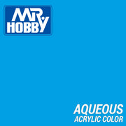 Mr Hobby (Gunze) H323 Aqueous Gloss Light Blue Acrylic Paint 10ml