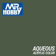 Mr Hobby (Gunze) H340 Aqueous Semi-Gloss Field Green FS34097 Acrylic Paint 10ml