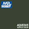 Mr Hobby (Gunze) H423 Aqueous Semi-Gloss Dark Green Acrylic Paint 10ml