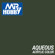 Mr Hobby (Gunze) H423 Aqueous Semi-Gloss Dark Green Acrylic Paint 10ml