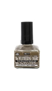 Mr Hobby (Gunze) WC17 Mr Weathering Color Matt Umber Oil Wash 40ml