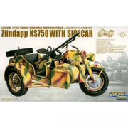 Great Wall 1/35 WWII German Zundapp KS750 and Sidecar
