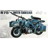 Great Wall 1/35 WWII German Motorcycle R75 and Sidecar