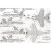 Hasegawa 00548AU 1/72 F/A-18F Super Hornet Limited Edition with RAAF 1Sqn Operation OKRA Decals Included 4967834015487