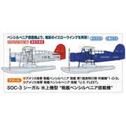 Hasegawa 02394 1/72 SOC-3 Seagull Seaplane Battleship USS Pennsylvania Two Kits In The Box