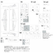 Hasegawa 02401 1/72 Mitsubishi Ki46-III Type 100 Commandant Reconnaissance-Plane (Dinah) Interceptor 16th Company Independence Flight