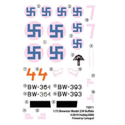 Hobby 2000 72011 1/72 Brewster B-239 Buffalo Finnish Aces 1942