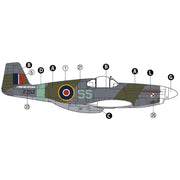 Hobby 2000 72023 1/72 North American Mustang III RAF Aces over Europe