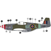 Hobby 2000 72023 1/72 North American Mustang III RAF Aces over Europe