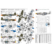 Hobby 2000 72024 1/72 North American P-51B Mustang US Aces over Europe