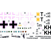 Hobby 2000 72039 1/72 Arado 234 B-2 First Jets