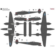 Hobby 2000 72043 1/72 Lockheed P-38M Night Lightning