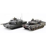 Hasegawa 30069 1/72 M-1 Abrams and Leopard 2 Nato Main Battle Tank Combo (Two Kits In The Box) Limited Edition