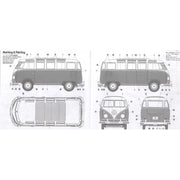 Hasegawa 51048 1/24 Volkswagen Type 2 Micro Bus (1963) Full Interior