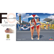 Hasegawa 52267 1/12 12 Real Figure Collection No.03 PADDOCK GIRL Plastic Kit