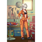 Hasegawa 52315 1/12 No. 25 Lucy McDonnell Coveralls 12 Egg Girls Collection