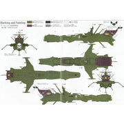 Hasegawa 64794 1/2500 Space Pirate Battleship Arcadia First Ship Captain Harlock Space Pirate Dimension Voyage Limited Edition