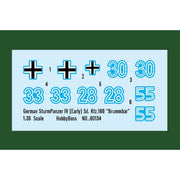 Hobby Boss 80134 1/35 German SturmPanzer IV Early Version Sd. Kfz.166