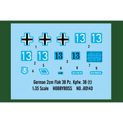 Hobby Boss 80140 1/35 German 2cm Flak 38 FW38t