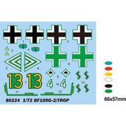 Hobby Boss 80224 1/72 Messerschmitt Bf109G-2 Tropical