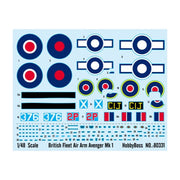 Hobby Boss 80331 1/48 British Fleet Avenger