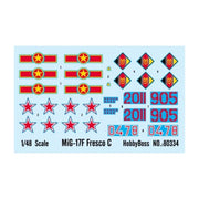 Hobby Boss 80334 1/48 MiG-17F Fresco C