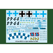 Hobby Boss 81805 1/18 ME262 Jet Fighter