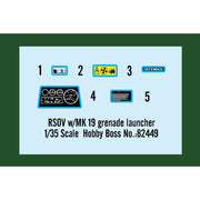 Hobby Boss 82449 1/35 Land Rover RSOV w/ Mk 19 Grenade Launcher
