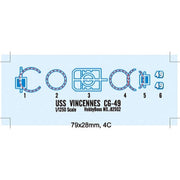 Hobby Boss 82502 1/1250 Vincennes CG-49