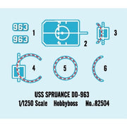 Hobby Boss 82504 1/1250 Spruance DD-963