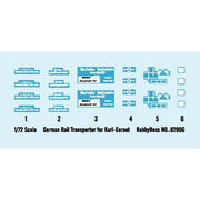 Hobby Boss 82906 1/72 Ger.Rail Transporter