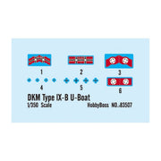 Hobby Boss 83507 1/350 DKM Navy IXB U-Boat