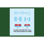 Hobby Boss 83516 1/350 PLA Type 033G Wuhan
