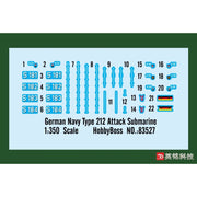 Hobby Boss 83527 1/350 German Navy 212 Sub