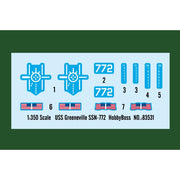 Hobby Boss 83531 1/350 USS Greeneville SSN-772
