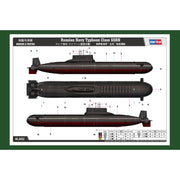 Hobby Boss 83532 1/350 Russian Navy Typhoon Class SSBN