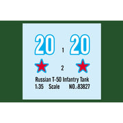 Hobby Boss 83827 1/35 Russian T-50 Infantry Tank