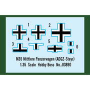 Hobby Boss 83890 1/35 M35 Mittlerer Panzerwagen (ADGZ-Steyr)