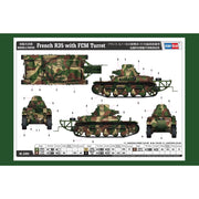 Hobby Boss 83894 1/35 French R35 with FCM Turret