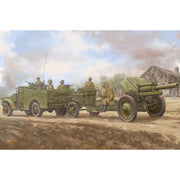 Hobby Boss 84537 1/35 M3A1 Late Version Tow 122mm Howitzer M-30