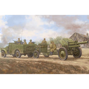 Hobby Boss 84537 1/35 M3A1 Late Version Tow 122mm Howitzer M-30