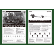 Hobby Boss 84537 1/35 M3A1 Late Version Tow 122mm Howitzer M-30