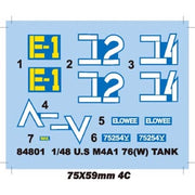Hobby Boss 84801 1/48 M4A1 76(W) Tank