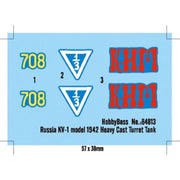 Hobby Boss 84813 1/48 KV-1 1942 Heavy Cast Turret Tank