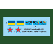 Hobby Boss 85512 1/35 Ukraine KrZA-6322 Soldier Cargo Truck
