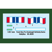 Hobby Boss 86503 1/350 French Navy Pre-Dreadnought Battleship Danton